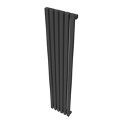 Радиатор КЗТО QUADRUM 40 V 1250-16, структурный черный шелк, боковое подключение