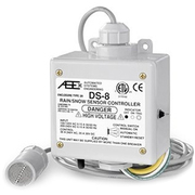 Контроллер температуры / осадков для управления кабельными системами снеготаяния DEVI DS-8, 088L3036 088L3045