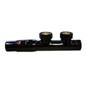Комплект SCHLOSSER DUO-PLEX 3/4 х M22х1,5 черный RAL 9005 (угловой, правый), арт. 602100101
