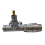 Комплект термостатический SCHLOSSER Duo-plex с погружающей трубкой 3/4 х М22х1,5 сатин (прямой), арт. 602100075