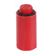 Водопроводная пробка-заглушка HL красного цвета (пластик), 1/2" Н, HL42.R