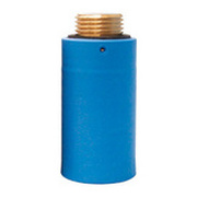 Водопроводная пробка-заглушка HL синего цвета (латунь), 1/2" Н, HL42B.MS