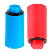 Водопроводная пробка-заглушка HL синего цвета, 3/4" Н, HL42.B