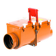 HL 2-х камерный механический канализационный затвор с запирающими заслонками из профилированной нержавеющей стали, HL715.2