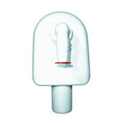 Встроенный сифон HL для стиральной или посудомоечной машины для открытой проводки с белой декоративной крышкой HL410