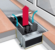 Конвектор встраиваемый в пол с естественной конвекцией Mohlenhoff WSK 260-110-2000