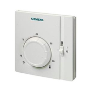 Термостат электромеханический Siemens комнатный с переключателем вкл/выкл., RAA31
